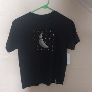 Kids Black Moon Graphic Tee